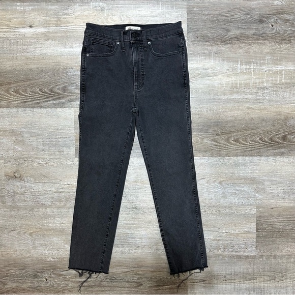 Madewell Stovepipe Jeans in Banberry Wash: Raw-Hem Edition size 27 - Picture 5 of 10